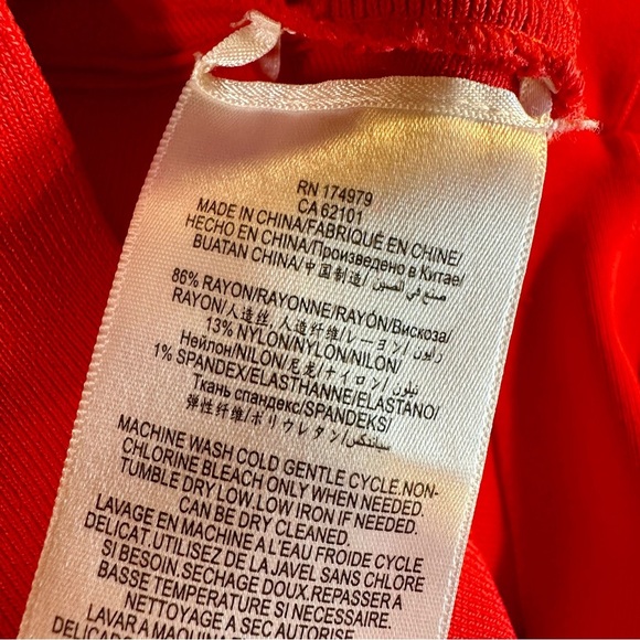 BCBGMaxAzria Bright Red Sleeveless Bandage / Bodycon Style Mini Dress Size XS - Picture 8 of 12